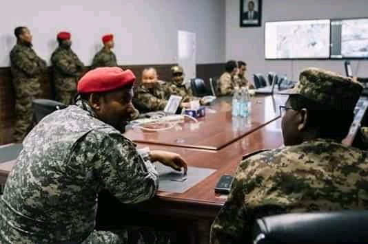 Abiy ahmed war strategy session with Ethiopian generals